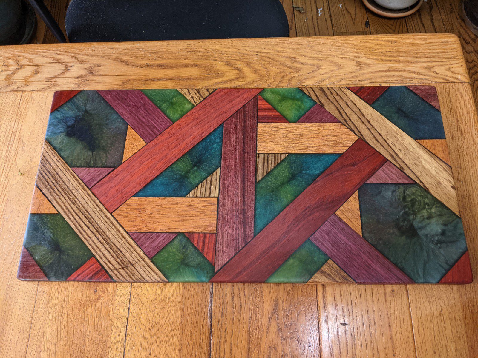 Design your own: Epoxy & Wood Party Serving Tray (12" x 24") - Image 5